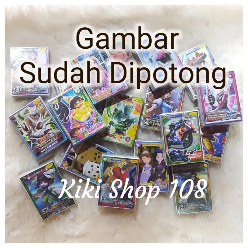 kartu gepok sudah di potong isi 100 pcs
