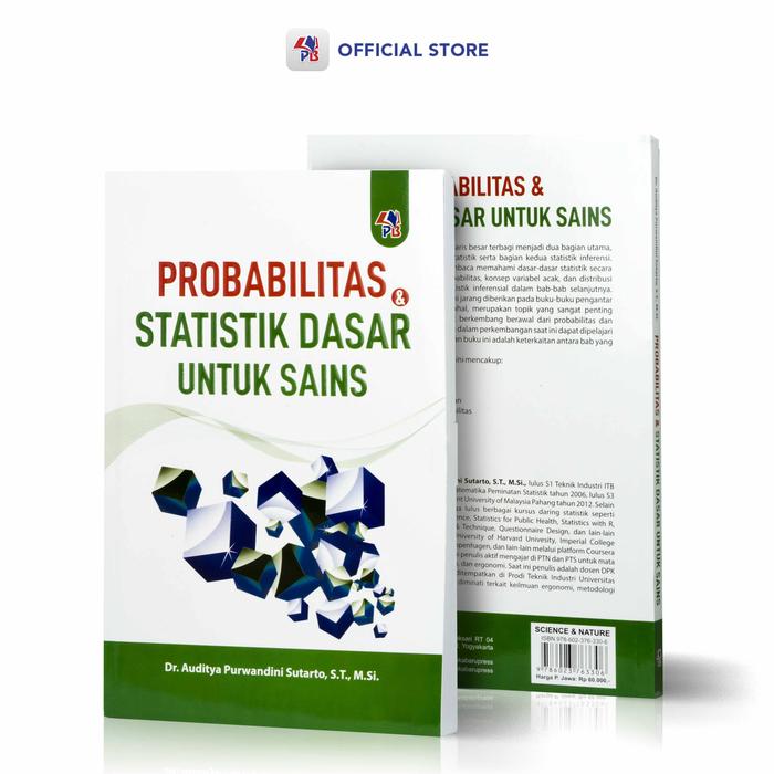 Gambar Probabilitas & Statistik Dasar Untuk Sains / Pustaka Baru Press - PB dari Pustaka Baru Press Kab. Bantul Tokopedia