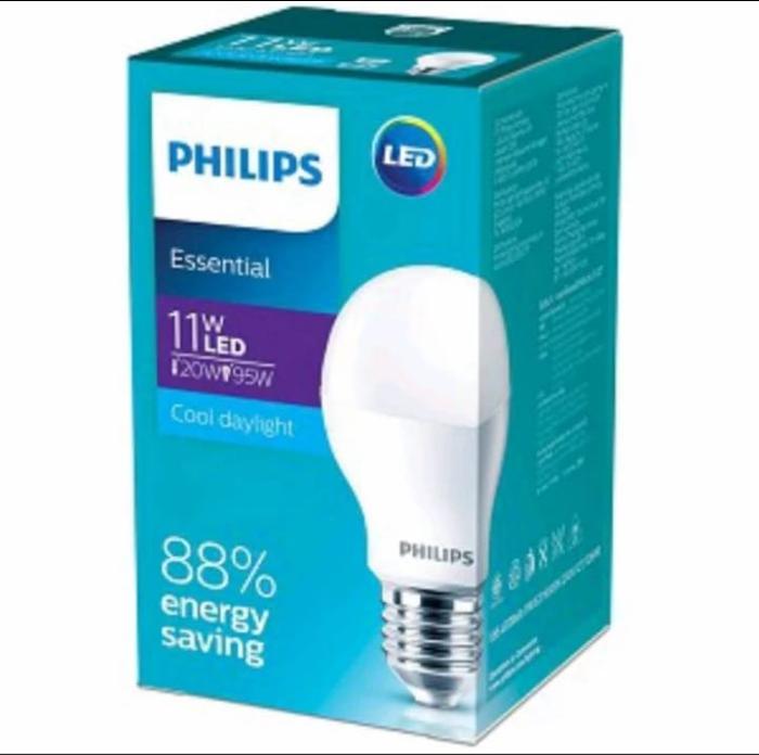 Gambar LAMPU LED BULB ESSENTIAL 11W - Putih dari CV. Sumber Cahaya Baru Kota Administrasi Jakarta Barat Tokopedia
