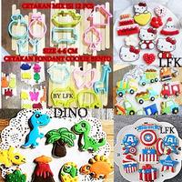 Gambar CK Cetakan Cutter Plastik ANIMAL Hewan 6PCS BINATANG SAFARI COOKIE ART Bulat Bunga Coklat Roti Set Fondant Kitchenware Kue dari LFk ONLINE Kota Administrasi Jakarta Barat 1 Tokopedia