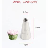 Gambar Sanneng SN7106 - Pastry Tip / Spuit Buttercream Stainless dari Trinity Kitchen Kota Administrasi Jakarta Barat 2 Tokopedia