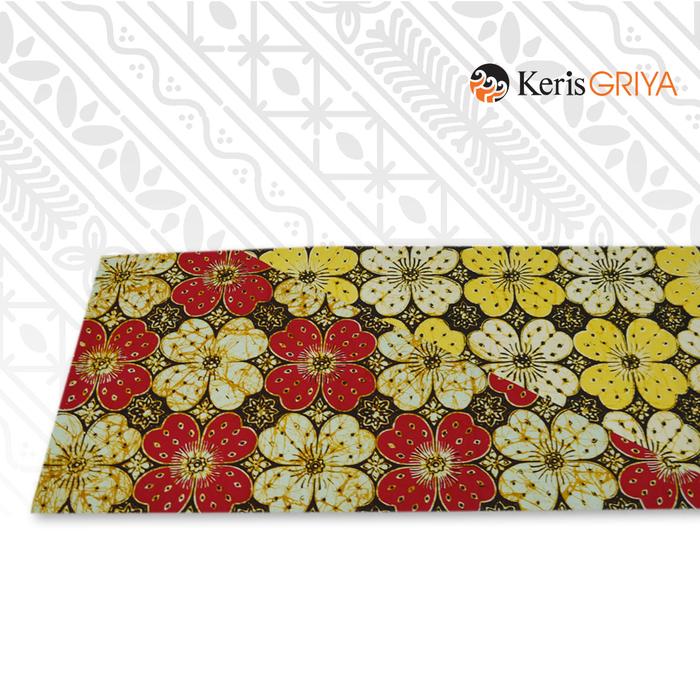 Gambar Batik Keris Loper Serong Persegi kombinasi Katun Cap 2 Warna dari BATIK KERIS OFFICIAL Kab. Sukoharjo Tokopedia