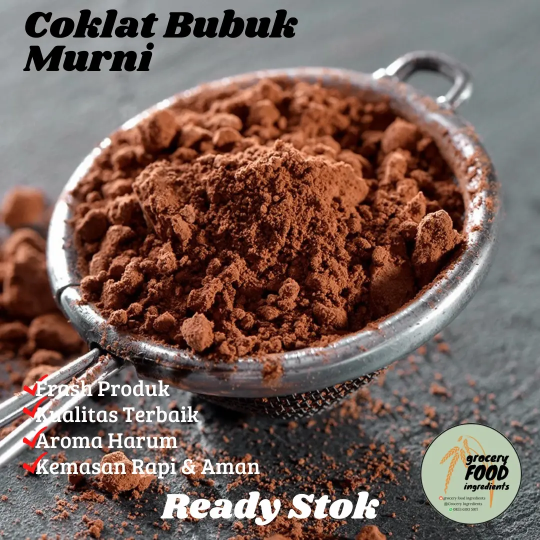 Cokelat Bubuk Murni 100gram / Cocoa Powder / Coklat Bubuk Cargill