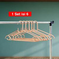 Gambar Gantungan Baju H10 Warna - Hanger isi 6 Pcs / Set Kenmaster - GANT078 - H10-6pcs dari Kenmaster Official Store Kota Administrasi Jakarta Utara 3 Tokopedia