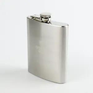 One Two Cups Botol Minum Wine Flask Bentuk Kotak 7.2oz