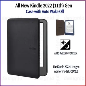 All new kindle 2022 case 11th gen basic casing magnetic auto wake