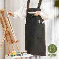 Gambar EN LIVING Linen Apron CARBON GREY / Celemek / Celemek Dapur / Apron - L dari EN LIVING Kota Bandung 1 Tokopedia