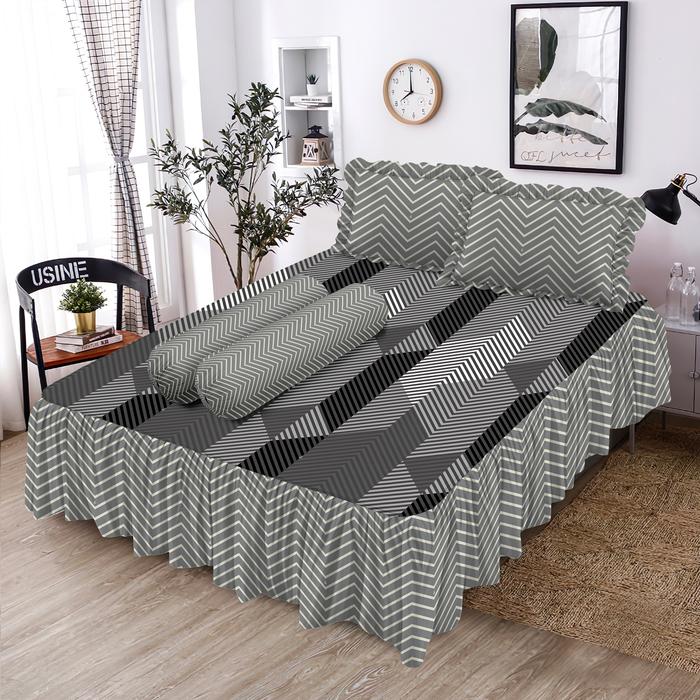 Gambar Illusions - Sprei King 180x200 Tinggi 25Cm Bantal 4 Rumbai - Victor dari Lady Rose Sprei Kab. Bandung Tokopedia