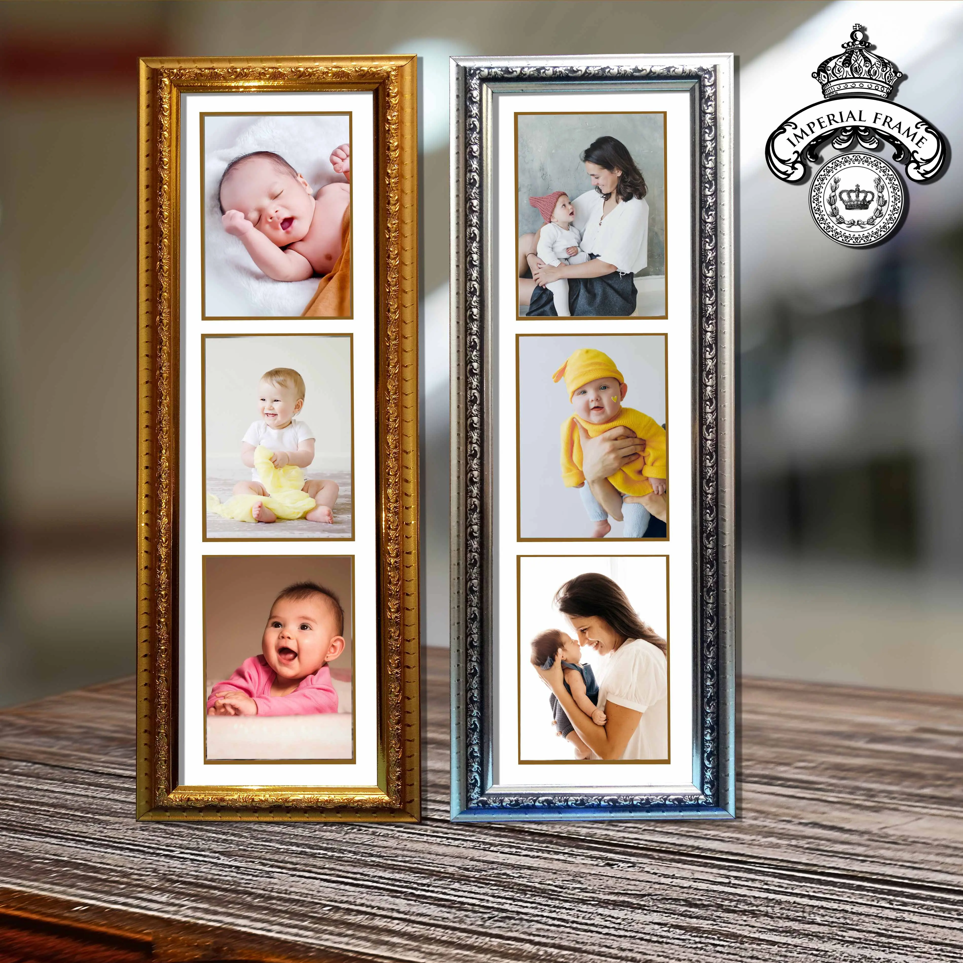 Bingkai Frame Foto 4R susun 3 ( 3 in 1 )