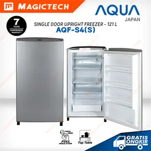 FREEZER ES BATU / ASI AQUA AQF-S4(S) 4 RAK 121L - SILVER