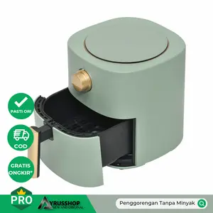 Penggorengan Sehat Tanpa Minyak Air Fryer Listrik Low Watt/Memoo/3.5L