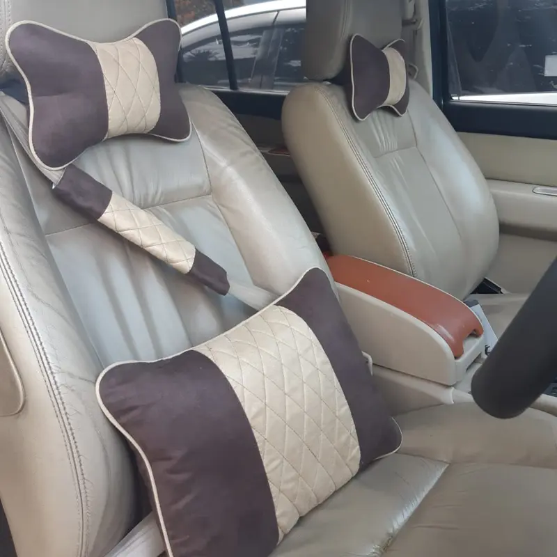 Zira Bantal mobil Suede, Bantal penyanggah punggung, Interior Mobil 2