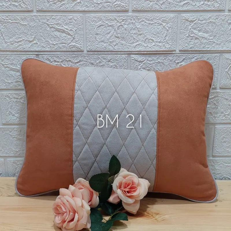 Zira Bantal mobil Suede, Bantal penyanggah punggung, Interior Mobil 4