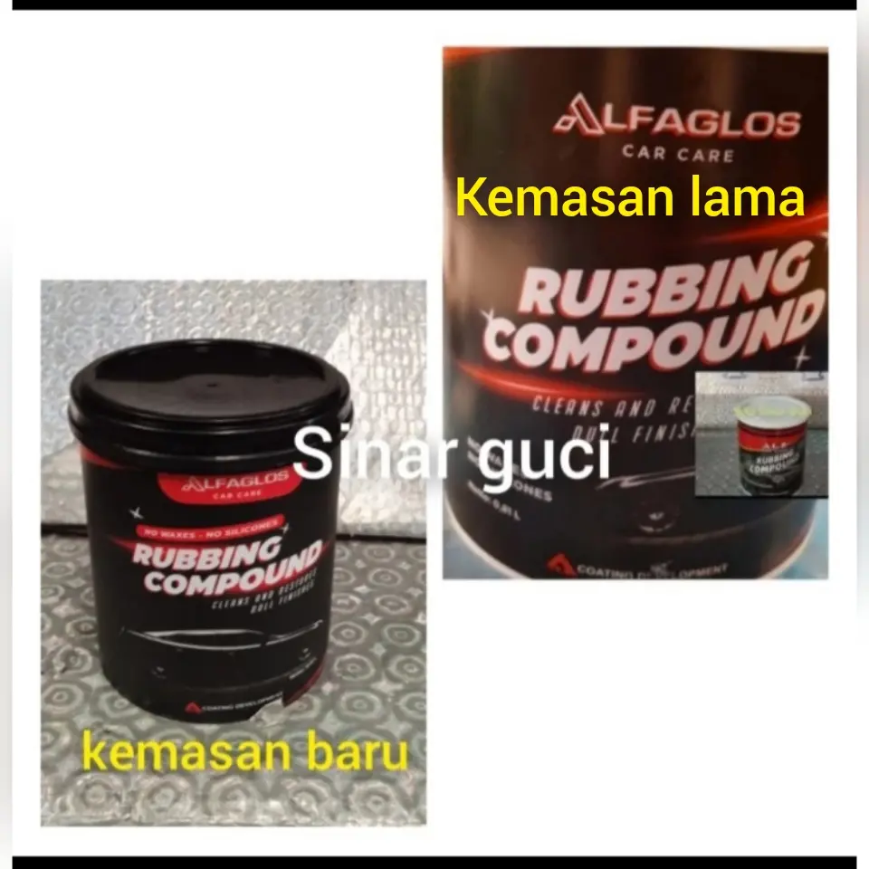 COMPOUND RUBBING ALFA ALF 0.8 L 1KG KOMPON CAR CARE COMPON COMPOND