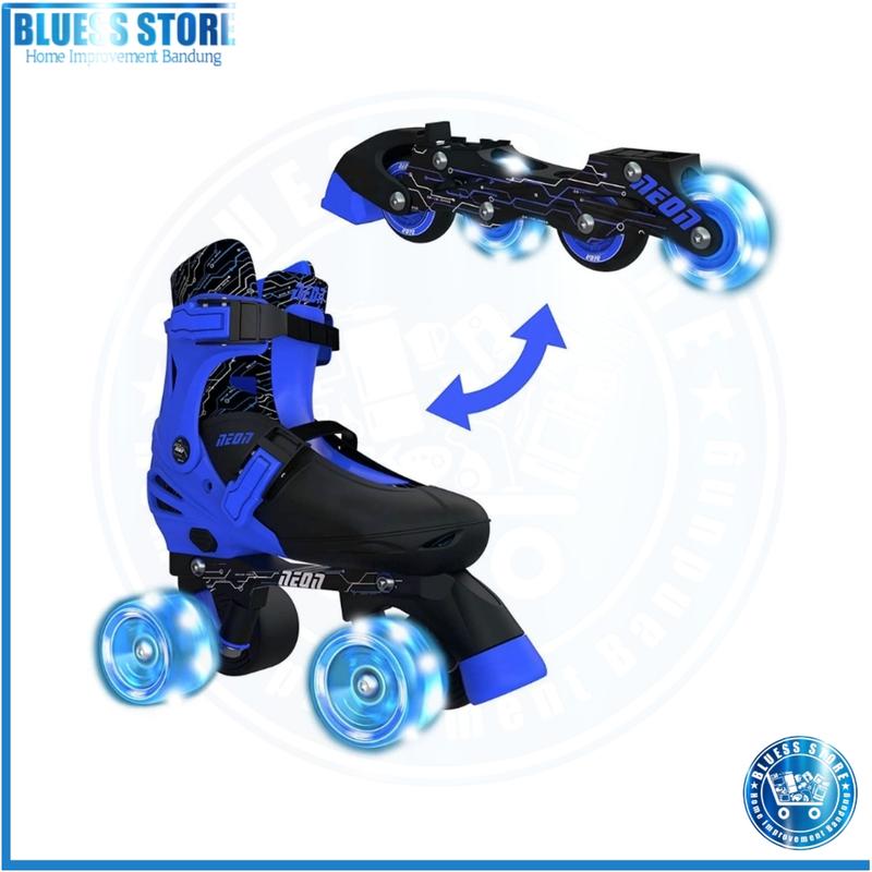 Neon Sepatu Roda Anak Ukuran 30-33 Sepatu Roda Inline Skate Biru - Shop ...