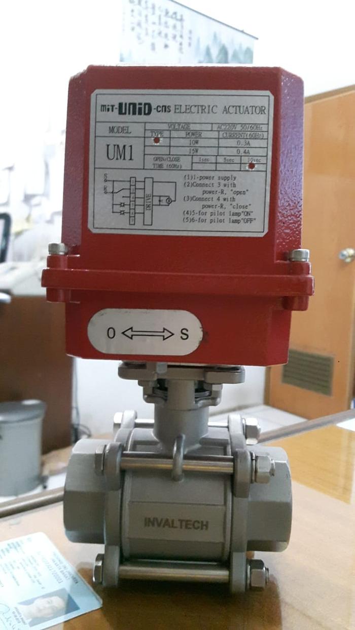 Gambar 3piece Body Ball Valve with UNI-D Electric Actuator 220VAC Size 1-1/2" dari INVALTECH Kota Administrasi Jakarta Barat Tokopedia