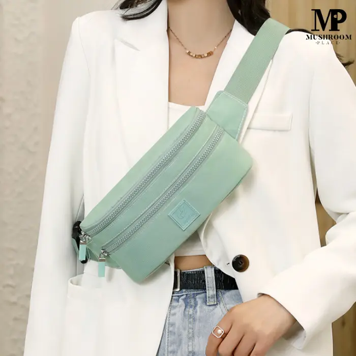 Waist Bag Wanita Pastel - Tas Crossbody Kecil Cewek - Slingbag Korea