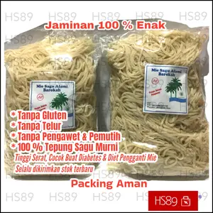 Mie Sagu Bengkalis Riau Asli Tanpa Pengawet dan Tanpa Pemutih 1 kg