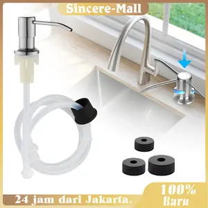 1set Sink Tanam Meja Wastafel Bak Cuci Piring Hand Soap Dispenser