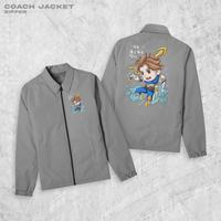 Gambar FortKlass Zipper ALUCARD Jaket Coach Pria Outwear Unisex Parasut Jaket - ABU, L dari Fortklass Kota Administrasi Jakarta Barat 1 Tokopedia