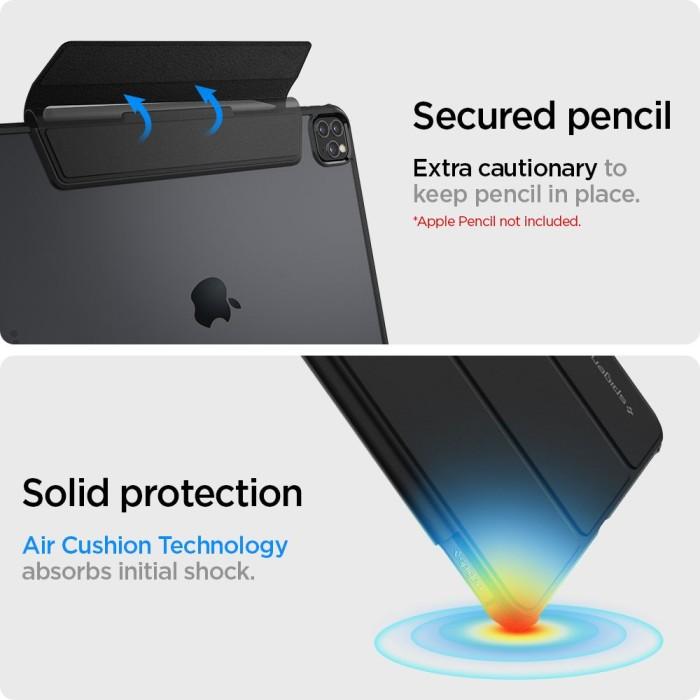 Spigen iPad Pro 11" (2022 / 2021 / 2020 / 2018) Case Flip Cover Ultra Hybrid Pro - Black ACS03655