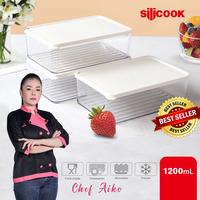 Gambar Silicook Korea No.1 Food Container Deep 1200ml (20x14x6.5 cm) - White dari Silicook Indonesia Kota Administrasi Jakarta Barat 3 Tokopedia