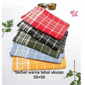 Serbet Lap Piring / Serbet Warna Serbaguna Murah ( isi 12 pcs )