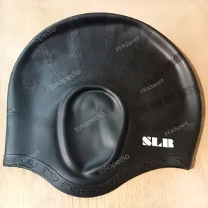 swim cap topi renang penutup rambut kepala SLR silicone