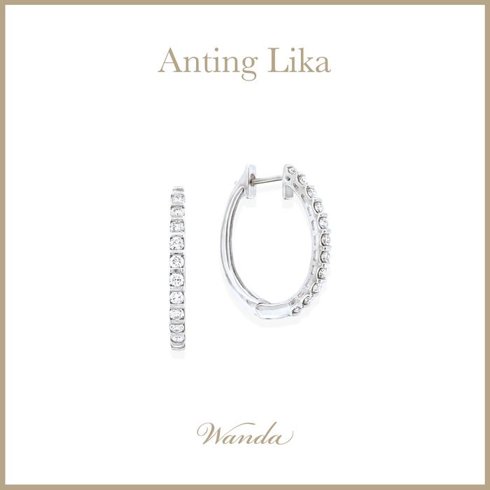 Gambar Anting Berlian Wanda - Hoop Lika - Earrings dari Wanda House Of Jewels Kota Administrasi Jakarta Pusat Tokopedia