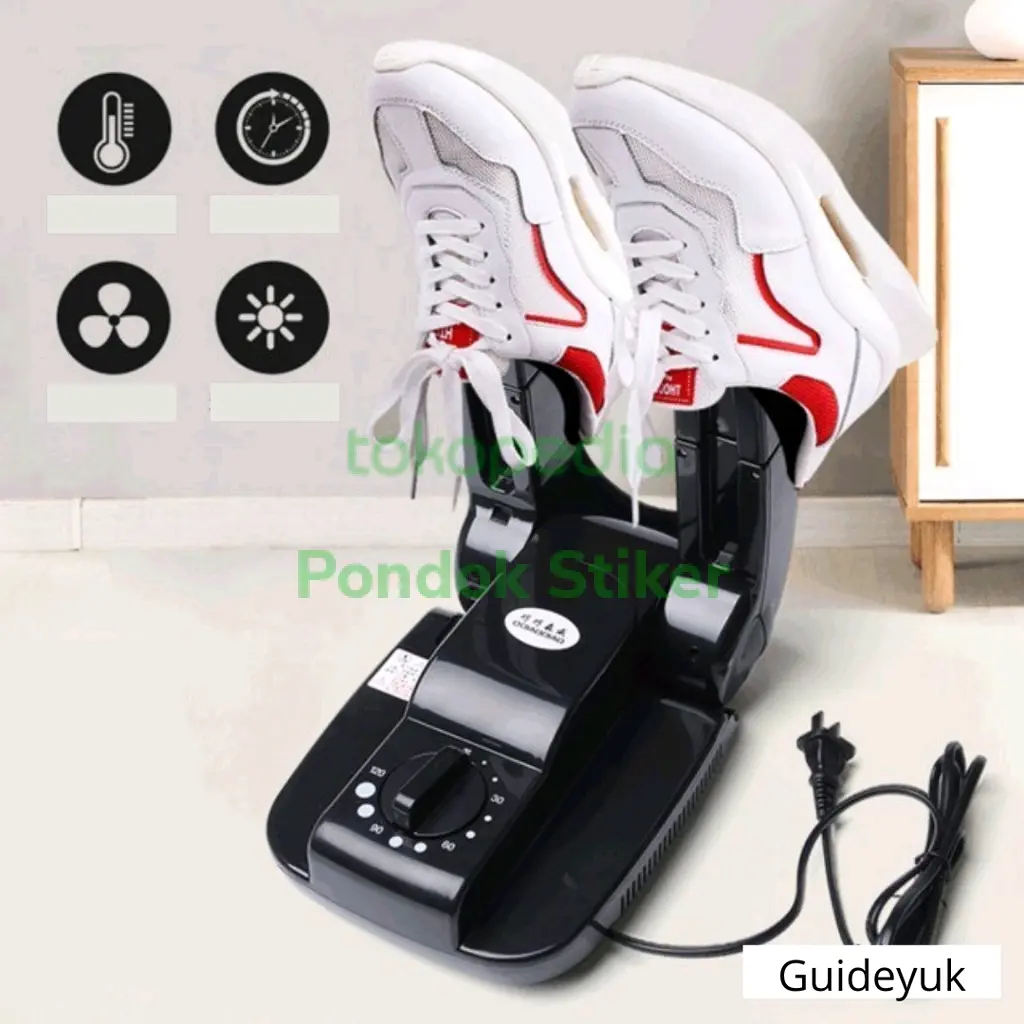Pengering Sepatu Elektrik Shoes Dryer Black Alat