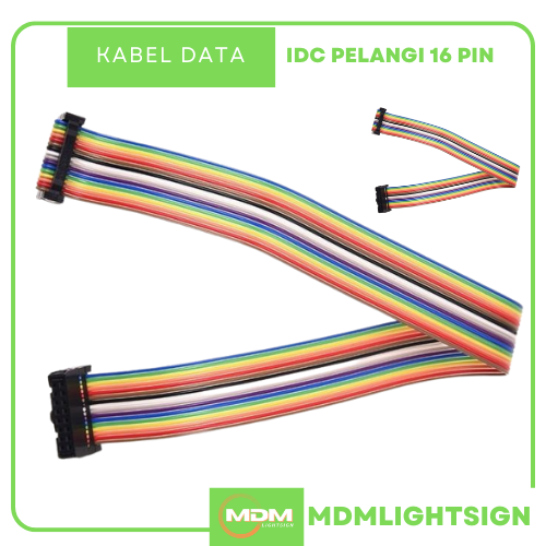 Jual Kabel Data IDC 16Pin For Running Text & Videotron - Grade A+ ...