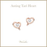 Gambar Anting Berlian Wanda - Tari Heart - Earrings - Rose Gold dari Wanda House Of Jewels Kota Administrasi Jakarta Pusat 1 Tokopedia