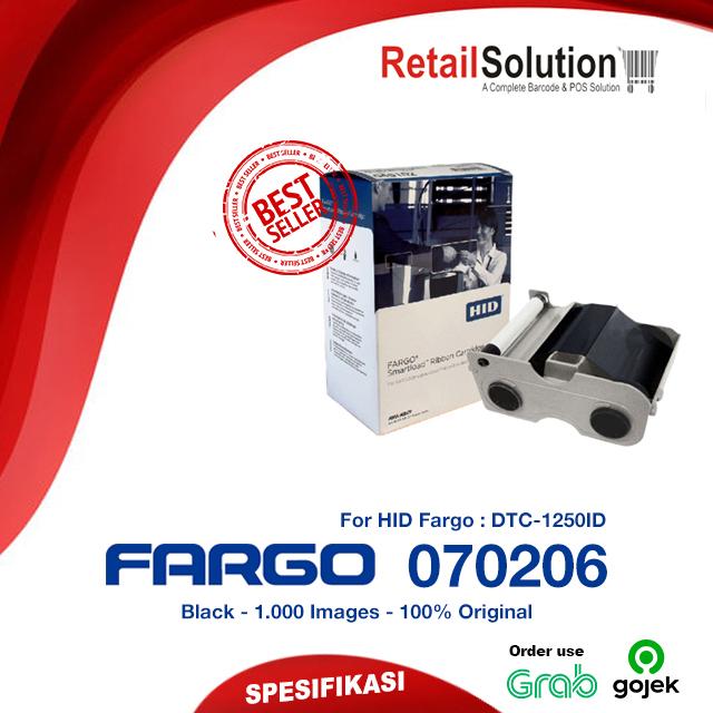 Gambar Ribbon Tinta Printer FARGO ID CARD DTC1250ID / DTC 1250ID Black 070206 dari Retail Solution_NEW Kota Bandung Tokopedia