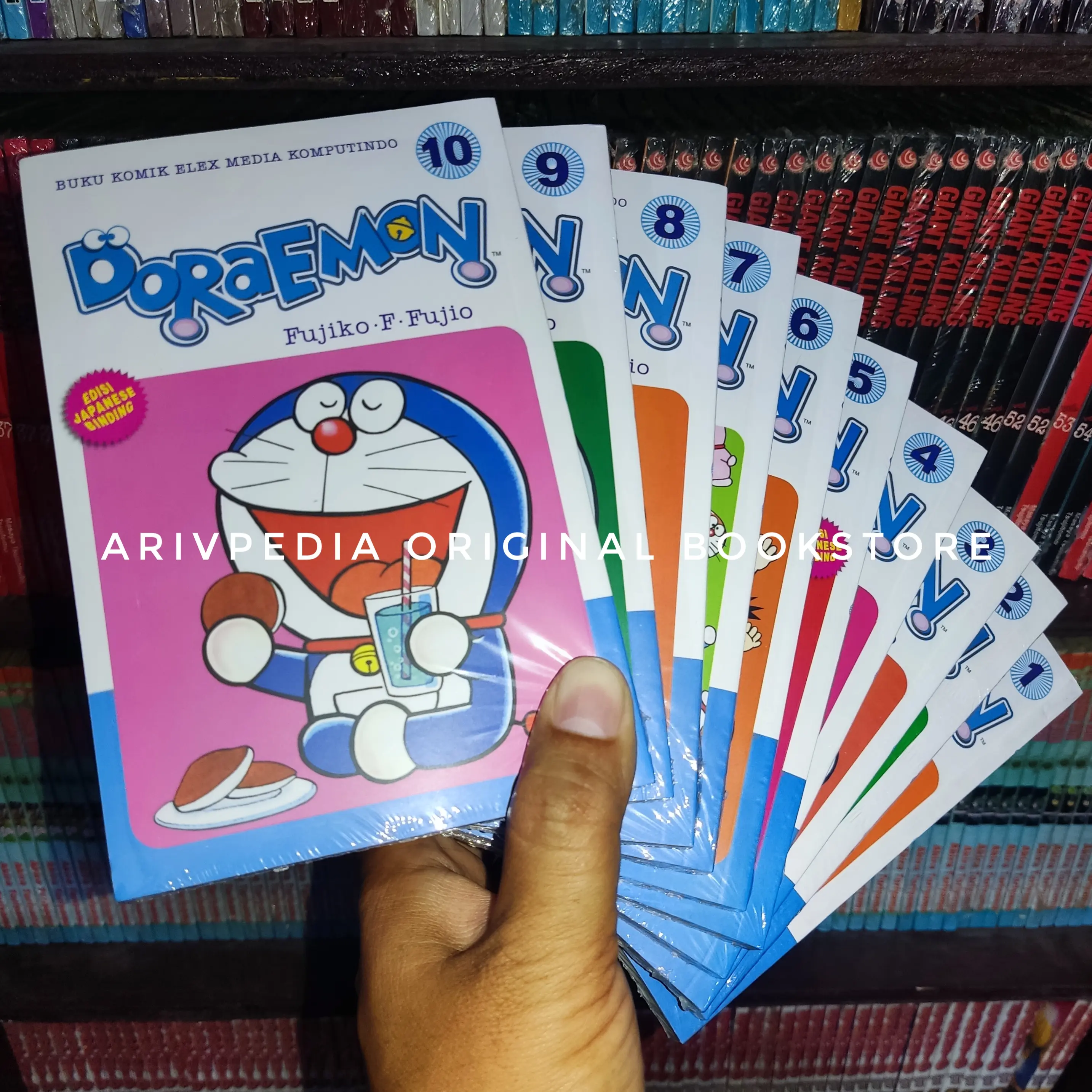 Komik Doraemon 1 2 3 4 5 6 7 8 9 10 (Segel Original)