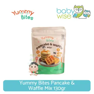 Yummy Bites Pancake & Waffle Mix 130gr - Tepung Pancake Anak