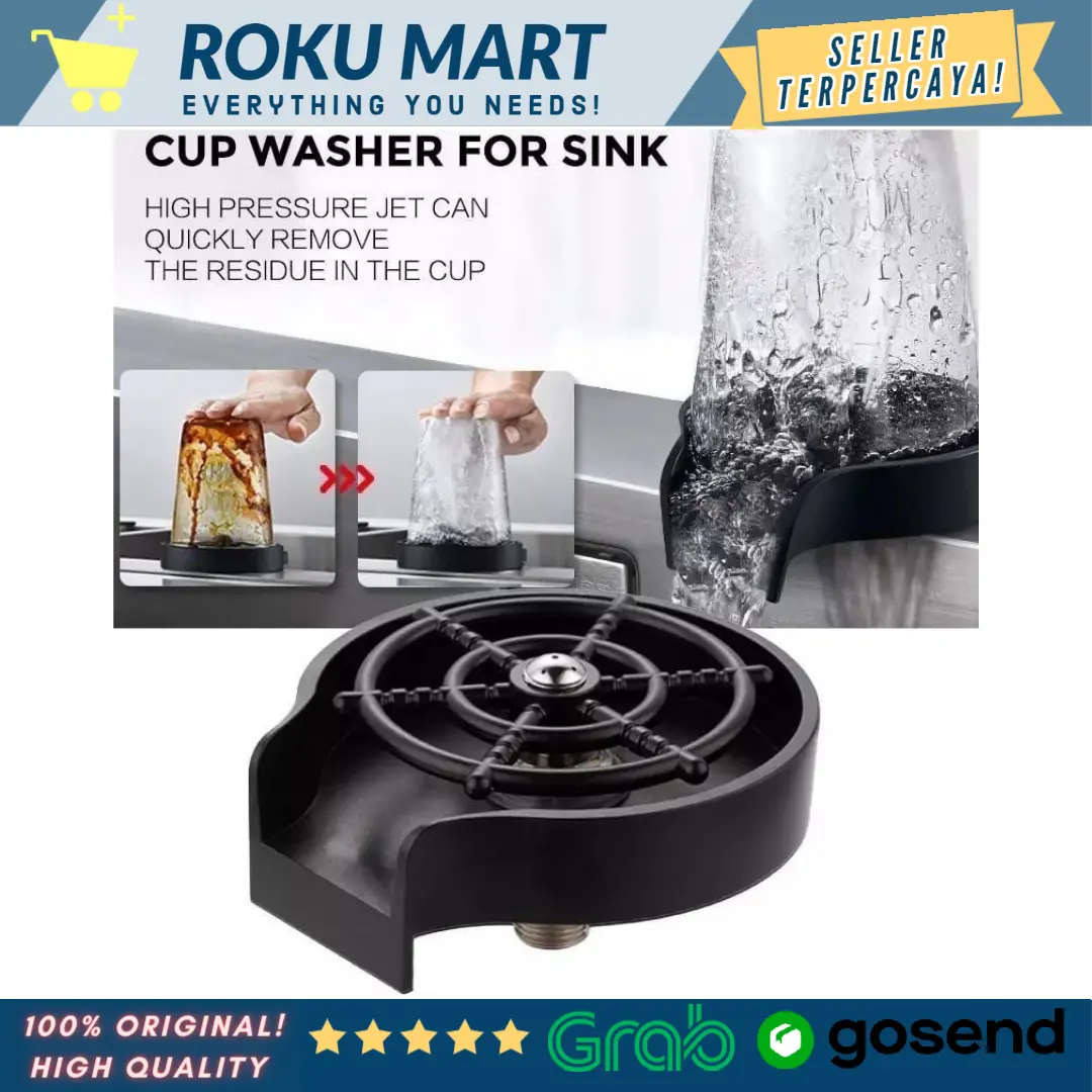 Mesin Cuci Gelas Otomatis Automatic Glass Cup Jug Rinser Washer