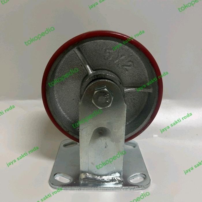 Jual Roda Troly Pu Heavy Duty 5