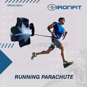 SPORTS CHUTE RESISTANCE EXERCISE/SPEED CHUTE RUNNING -Black