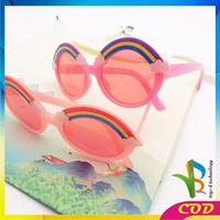 Gambar [COD] RB C674 Kacamata Hitam Anak Pelangi Kacamata Unisex Fashion Anak Kaca - C674, PEACH dari RB TOYS AND TECHNOLOGY Kab. Tangerang 5 Tokopedia