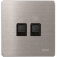 Gambar NERO TELEPHONE + DATA OUTLET V8 V8PHPC STAINLESS dari NERO ELECTRIC Kota Administrasi Jakarta Utara 1 Tokopedia