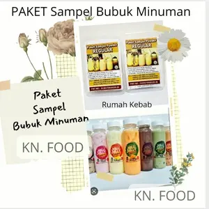 Paket Sampel Bubuk Minuman /Powder Bubble Drink Special 12 Rasa powder