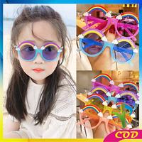 Gambar [COD] RB C674 Kacamata Hitam Anak Pelangi Kacamata Unisex Fashion Anak Kaca - C674, PEACH dari RB TOYS AND TECHNOLOGY Kab. Tangerang 4 Tokopedia