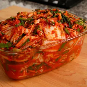 Oppaya Kimchi - Fresh Kimchi Sawi Halal 1Kg Kimchi Makanan Korea