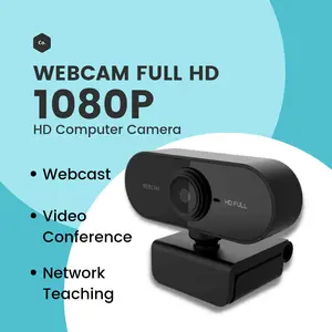 Webcame HD Komputer Kamera 360 degree rotation plug and play murah