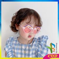 Gambar [COD] RB C674 Kacamata Hitam Anak Pelangi Kacamata Unisex Fashion Anak Kaca - C674, PEACH dari RB TOYS AND TECHNOLOGY Kab. Tangerang 3 Tokopedia