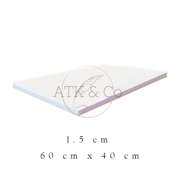 Gambar Sterofoam Styrofoam 1.5 cm - Gabus Busa Lembaran Putih Polos 1.5cm dari ATK & Co Kota Bandung Tokopedia