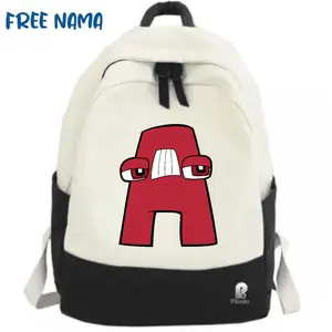 TAS SEKOLAH TAS ANAK SEKOLAH HURUF A-Z ALPHABET LORE UNISEX