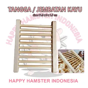 TANGGA HEWAN / AKSESORIES TANGGA KAYU HAMSTER / JEMBATAN KAYU HAMSTER