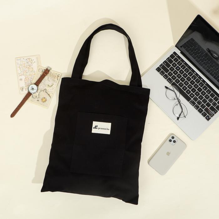 Gambar Simply Premium Black - Tas Tote | Tote bag Kanvas | Prassa.ku dari Prassaku Kota Administrasi Jakarta Barat Tokopedia