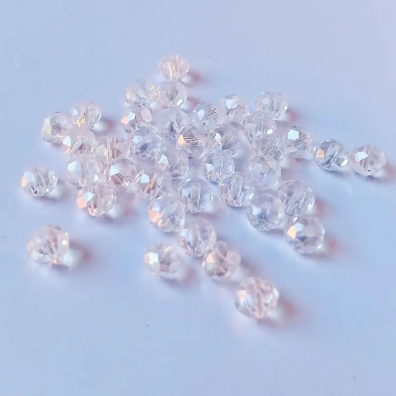 kristal ceko bulat manik payet kristal beads ukuran 4 mm per 50 pcs crystal manik  tempel  kristal 1